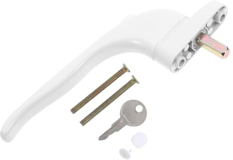 NUOBESTY Tilt and Turn Window Handle Vehicle Support Handle Replacement for Windows Lockable Door and Accessory Exterior Door Pull Hardware Lever