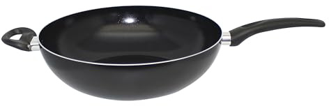ELO Wok- und Pastapfanne 32 cm Prima Cucina, mit Gegengriff, ELODUR® Edition Antihaftversiegelung, induktionsgeeignet, schwarz