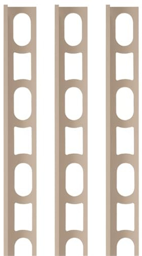 Profilpas Profilo in Alluminio a L, 270 cm x 10 mm x 2,8 mm, Verniciato Mapei Color, per Rivestimenti Interni ed Esterni, Protezione Angoli e Bordi (3)