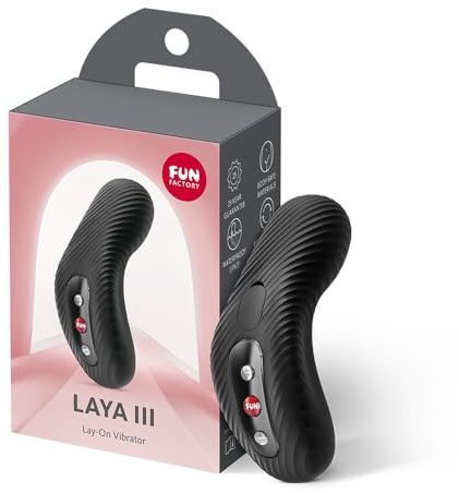 Fun Factory Laya III | Auflegevibrator für Frauen | 10 Programme | USB-C | Klitorisstimulation mit Vibration & Klopfen | IPX7 wasserdicht | Sexspielzeug | Erotik | Hautfreundlich