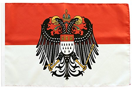 Flaggenfritze Flagge/Fahne Stadt Köln mit großem Wappen + gratis Sticker