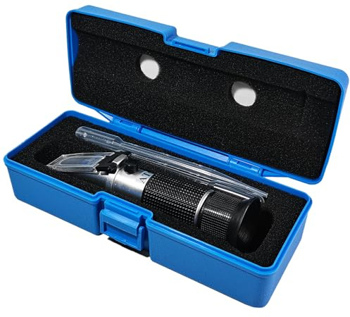 3-in-1 Antifreeze Tester in Fahrenheit Scale for Checking Freezing Point and Concentration of Ethylene Glycol or Propylene Glycol Based Automobile Antifreeze Coolant, Also for Battery Acid Condition