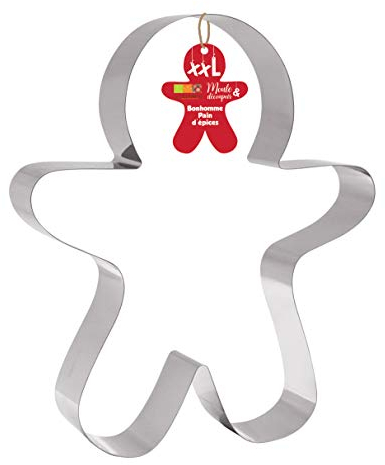 SCRAP COOKING Gingerform aus Edelstahl, XXL