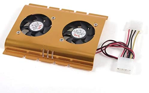SM-PC® HDD-Kühler 2xLüfter Festplattenkühler Kühlerlüfter #150