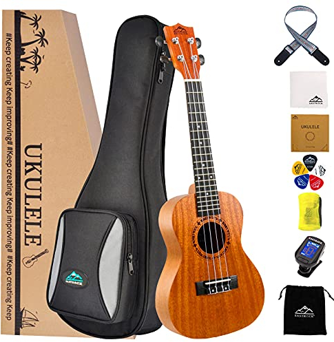 EastRock Ukulele aus Mahagoni Concert