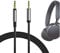 GEEKRIA Audio Cable Compatible with AKG Y600NC Y500, Y50, N60NC/700NC/700NC M2, N60, Y50BT, Y45BT, N90Q Headphones, 2.5mm to 3.5mm Replacement Stereo Cord (4 ft/1.2 m)