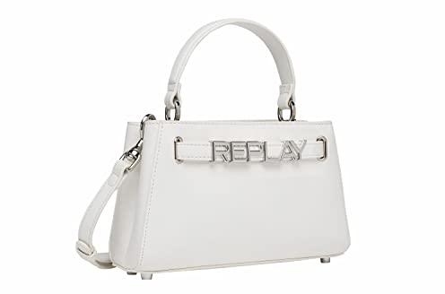 Replay Damen Handtasche Klein, Optical White 001 (Weiß), Onesize