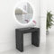 VE.CA Table console Vénus extensible de 40 à 300 cm, en différentes couleurs, ameublement de cuisine, décoration de maison (marbre noir)
