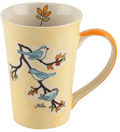 Mila 440s Keramik-Tee-Becher Vögel | MI-81202 | 4045303812024