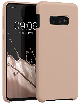 kwmobile Housse Compatible avec Samsung Galaxy S10e Coque - Housse de téléphone Protection Souple en TPU Silicone - Rose Ancien Mat