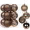 8CM Weihnachtsdeko Weihnachtskugeln, 12 Stücke Bruchsiche Christbaumkugeln Ornamente Weihnachtsbaumschmuck für Weihnachtsbaum Christbaumkugeln Weihnachtsdekoration Kugeln