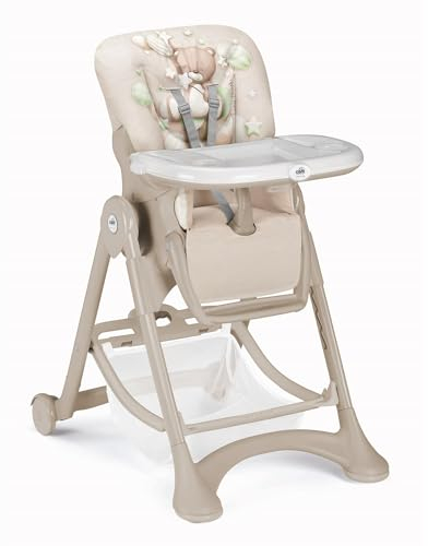 CAM Baby Kinderstuhl Bär Bubble, 6-36 Monate, Kunststoff, Höhenverstellbar, Leicht zu Reinigen, Made in Italy (C.261)