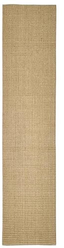 vidaXL Sisalteppich, Kratzteppich für Kratzbaum Kratzbrett, Kratzmatte für Katzen, Katzenmöbel Sisalmatte Katzenzubehör Kratzteppich Sisal
