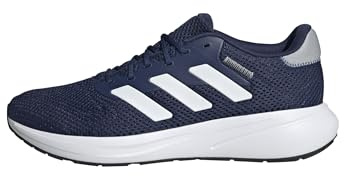 Adidas Unisex Response Runner Shoes, Dark Blue/FTWR White/Halo Silver, 39 1/3 EU