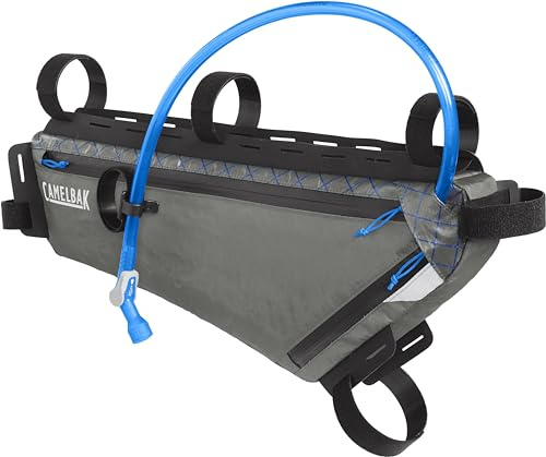 CamelBak M.U.L.E. Bikepacking Wasserdichter Dreieck-Rahmen-Pack – inklusive 2 l Quickstow Trinkbehälter, groß