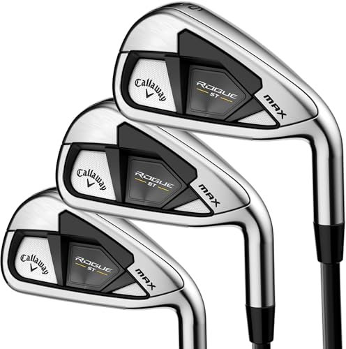 Callaway Golf 2024 Rogue ST Max Iron Set (Right, Graphite, Light, 6 Iron - PW,AW)
