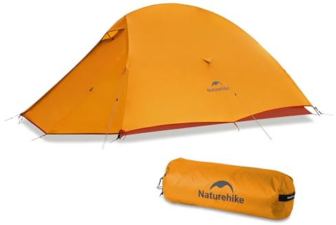 Naturehike Cloud Up Pro Tent 2 Person Lightweight Camping Tent, Easy Set up Windproof & Waterproof Dome Tent for Outdoor Travelling Trekking