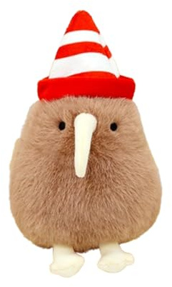 Kiwi Vogel Plüschtier, Kuscheltier Pelzige Kiwi Plüschpuppe,pelzige Kiwi-Plüschpuppe, weich,Niedliche und weiche Geschenke Plüsch-Kiwi-Vogel für Kinder Jungen und Mädchen Spielzeug (12cm,C)