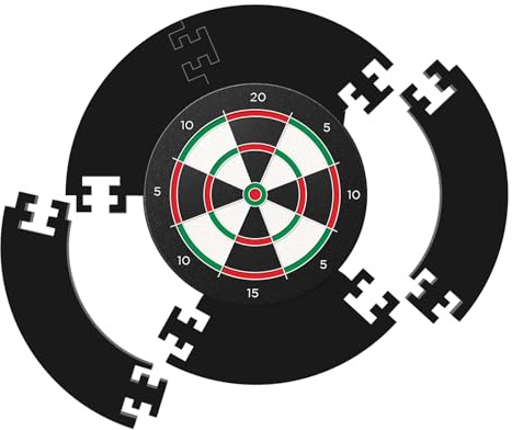 Dartscheibe Schutzring, Ø45 cm Dart Catchring Surround, Innerer Kreis 45.5cm Außenring 72cm, Surround Auffangring Dart Backboard, Wandschutz Ring, Eva Dartscheibe Umrandung, Dartwand Schutz Zubehör