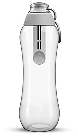 Dafi - Bottiglia d'acqua filtrata, 0,5 l, colore: Grigio