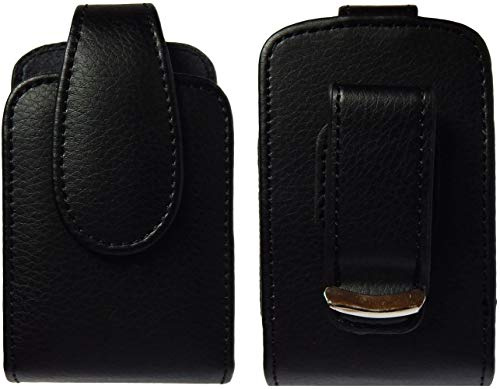 Premium Classic Style Pouch case with Belt Clip for Tandem Diabetes Care T:Slim X2 Pump (Vertical/1/black)