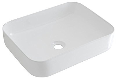 MILANO White Ceramic Countertop Bathroom Basin Sink 500 x 400mm