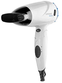 Concept Hausgeräte Beautiful VV5741 Haartrockner Föhn 1500W mit Klappgriff (Blau)