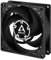 ARCTIC P8 Silent - PC fan, 80 mm case fan, optimised for static pressure, virtually silent fan motor, PC, 1600 rpm - Black