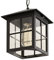 Mengjay E27 Hängelampen Außen Pendelleuchte Schwarz Retro IP44 Decken Vintage Industrielle Eisen Deckenbeleuchtung Regendichte Wasserdichte Pavillon Villa Loft Kronleuchter Aussenleuchte (B)