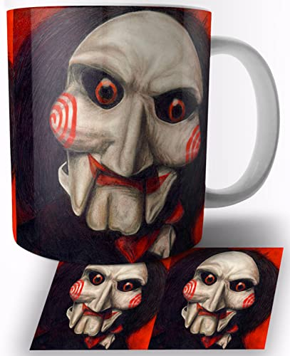 Saw Billy The Puppet Keramik Becher 325ml Tasse Mug