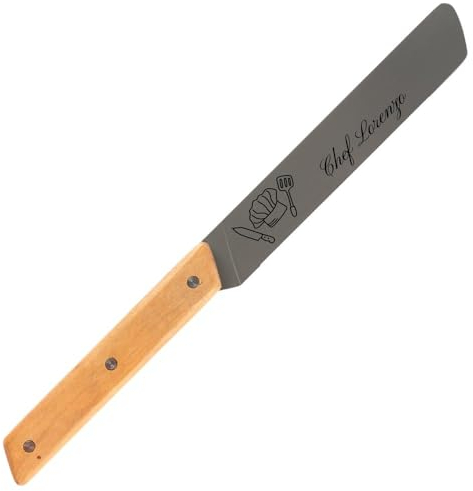 Ocadeau Buttermesser mit Gravur - Edelstahl mit personalisiertem Bambusgriff - Textgravur auf dem personalisierbaren Buttermesser