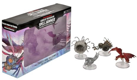 WizKids D&D Icons of The Realms: Ship Scale - Threats from The Cosmos - 4 Piece Mini-Figure Set, Dungeons & Dragons