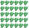 8 mm Gewächshausklemmen, Pflanzenclips, Folienreihenabdeckung, Netz-Tunnel-Reifen-Clip, Gartenreifen-Clips, 30 Stück