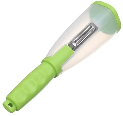 Holdes Pelador De Almacenamiento Multifuncional De Acero Inoxidable | Pelador De Tipo De Almacenamiento Multifuncional De Acero Inoxidable | Gadget De Cocina Para Pelar Y Rallar Verduras Y Frutas