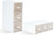DIBALIYI 2PCS Plastic Tea Box, Clear Lid Tea Bag Storage, Easy Access Tea Bag Organiser, Coffee Storage with 3 Drawers for Sugar Sachets, Tea Bags (2PCS)