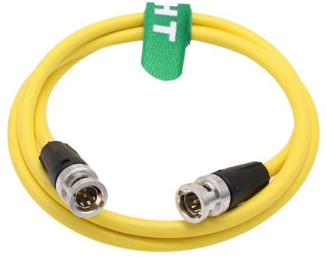 HangTon 12G 4K 60p SDI Koaxial-Videokabel Stecker BNC für Canon C400 Sony FX9 FX6 RED DSMC2 ARRI TRINITY Kamera Atomos SmallHD Monitor 5 m