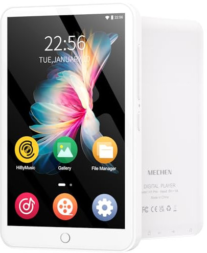 MECHEN Lettore MP3 Bluetooth WIFI Android, Radio FM, Lettore Video, 4,0 Pollici Touch Screen Lettore Musicale Bambini