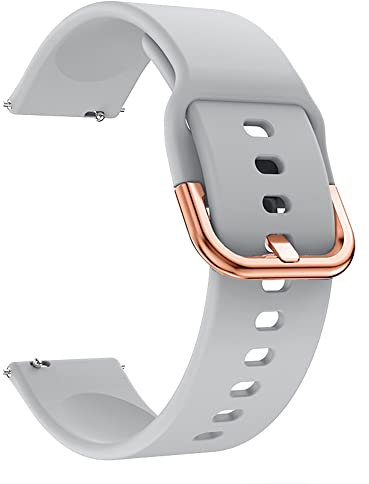 Cinturino in silicone da 20 mm per smartwatch Garmin Forerunner 158 55 Vivoactive 3 Vivomove HR, 20MM Universal, Agata