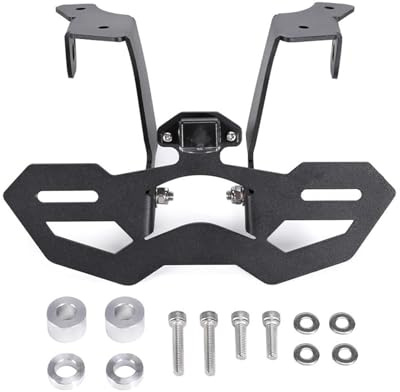 Nummernschildhalter für CFMOTO 450MT 2024, Kennzeichenhalter Motorrad, Beseitiger, Schmutzfänger, Halterung hinten, Beleuchtung, LED-Schild für CF-Moto 450 MT
