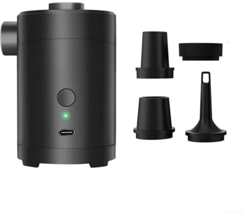 Pompe à air électrique portable avec recharge USB pour l'extérieur, conçue pour gonfler et dégonfler rapidement les matelas pneumatiques, les jouets de piscine et le matériel de camping