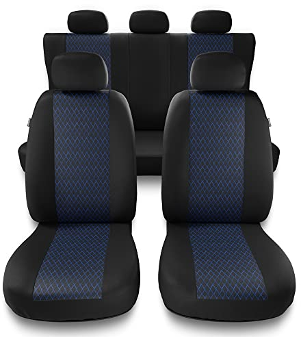 Mossa - Universal Sitzbezüge Auto kompatibel mit Renault Kangoo I, II, III (1997- ) - Autositzbezüge Schonbezüge für Autositze - PF-BL