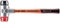 Simplex Schonhammer, Gummikomposition / Plastik; mit Aluminiumgehäuse und hochwertigem Holzstiel | D=40 mm | 3126.040