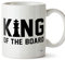 Hippowarehouse King of The Board Chess Printed Mug Cup Ceramic 10oz