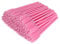 G2PLUS 100 PCS Pink Eyelash Brushes Spoolies - Eyebrow Spoolie Brushes -Disposable Mascara Wands - Eyelash Extension Brushes for Extensions