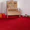 Steffensmeier Teppichboden Cambridge Young Meterware | Auslegware für Kinderzimmer Wohnzimmer Schlafzimmer | Rot, Größe: 100x100 cm