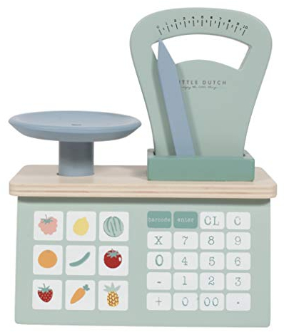 Little Dutch 4468 Holz Waage Mint - Littledutch LD Küchenspielzeug