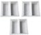 Tubayia 3 Stück Betonform Schalungsform Beton Gießform Betonplatte für Garten Terrasse