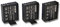 vhbw 3X Akku kompatibel mit Sjcam SJ4000 WiFi, SJ5000 WiFi, SJ5000, SJ4000 Videokamera Camcorder (900 mAh, 3,7 V, Li-Ion) + Infochip