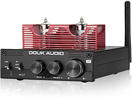 Nobsound - Amplificatore HiFi a valvole, Bluetooth 5.0 a vuoto APTX-HD, 160 W × 2