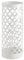 Baroni Home Porte Parapluie en métal en Style Ajouré Classique, Porteparapluies avec crochets et bac d'égouttement Amovible, Blanc, 49x19x19 cm